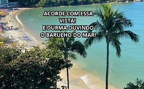 Apto Impecável 2 quartos - VISTA Maravilhosa para o Mar - PÉ NA AREIA- ACEITA PET - APTO PREMIUM home office Wifi alta velocidade